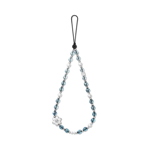 Flower Phone Charm - Celadon Serenity