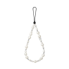 Pearl Phone Charm - Classic Pearl Silver