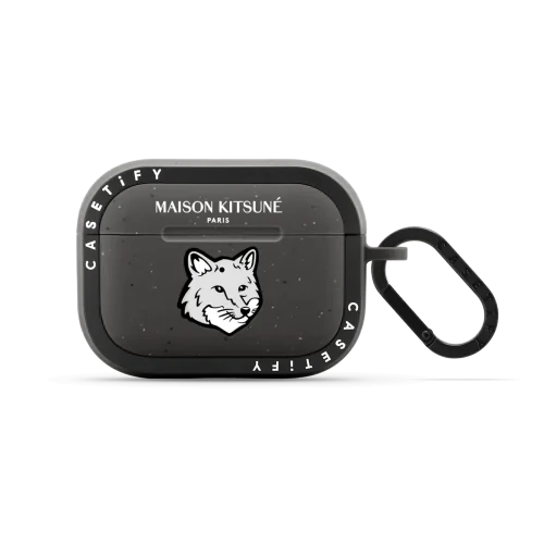 Maison Kitsuné Black Earbuds Case