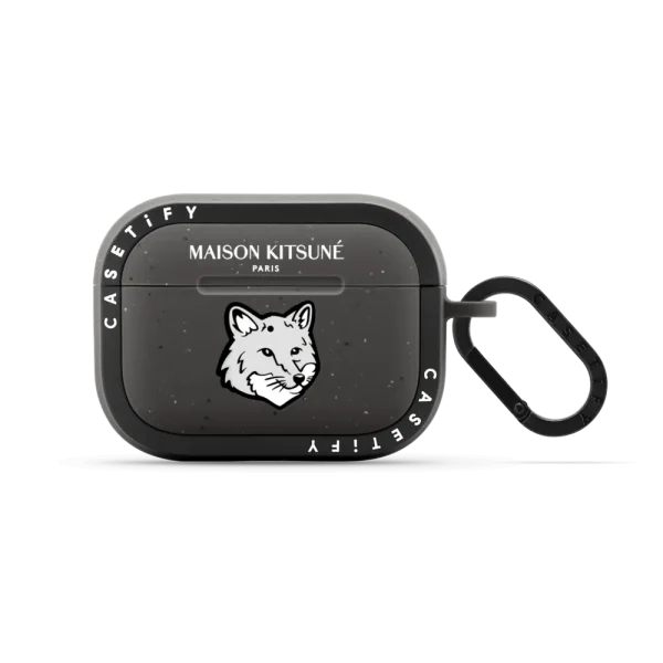 Maison Kitsuné Black Earbuds Case
