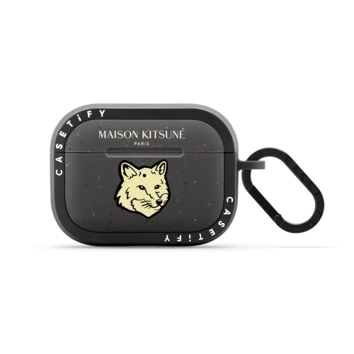37549743x2_airpod-pro-case_16005816.png.1000x1000-r.m80 Maison Kitsuné Pastel Yellow Fox Head Earbuds Case