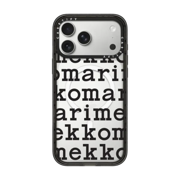 Marimekko Logo Pattern Case (White)