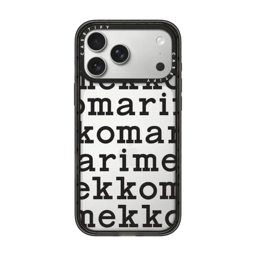 Marimekko Logo Pattern Case (White)