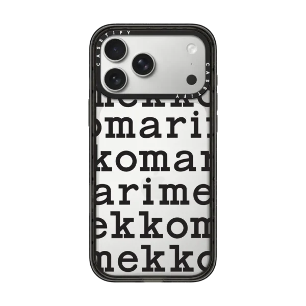 Marimekko Logo Pattern Case (White)