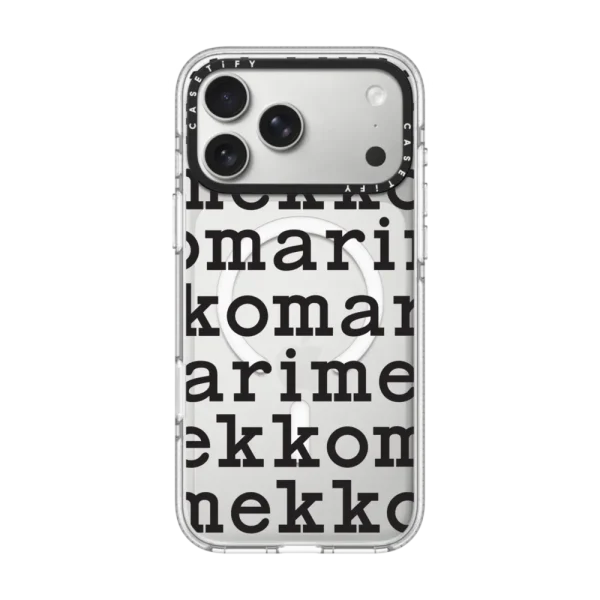 Marimekko Logo Pattern Case (White)