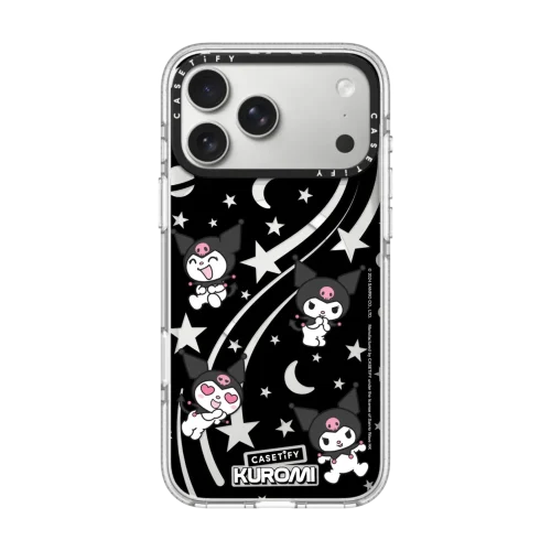 透明 Kuromi Galactic Stardust Case