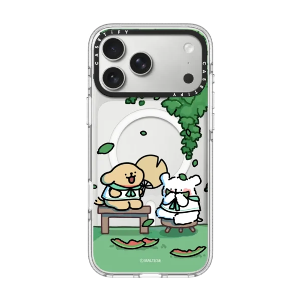透明 Maltese Shade Time Case