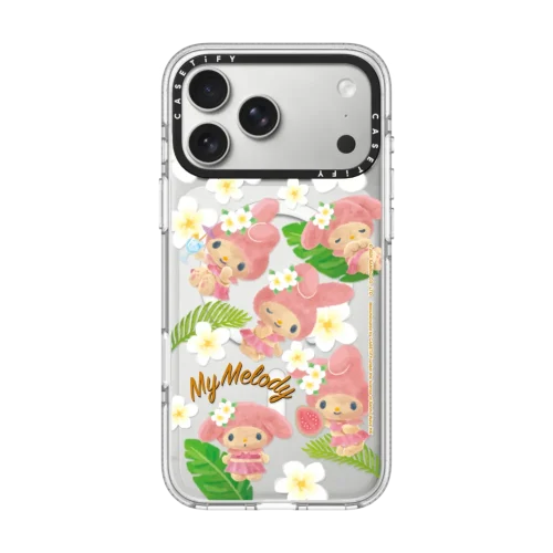 透明 Sun-Kissed My Melody Sticker Phone Case