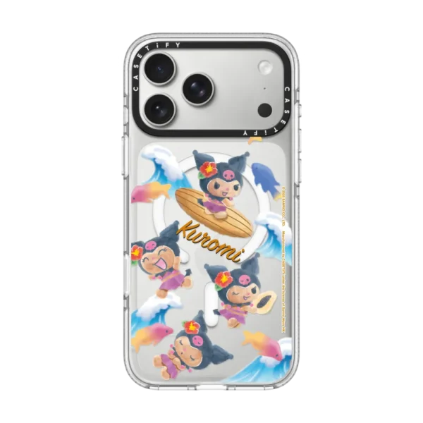 Sun-Kissed Kuromi Sticker Phone Case