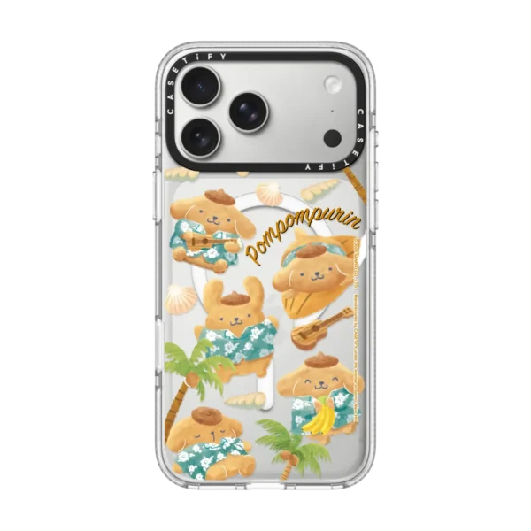 Sun-Kissed Pompompurin Sticker Phone Case