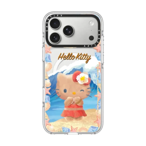 透明 Sun-Kissed Hello Kitty Beach Phone Case