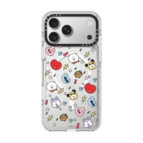 透明 BT21 Pattern Case