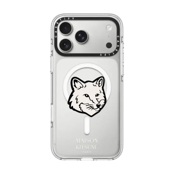 Maison Kitsuné Fox Head Phone Case - Black