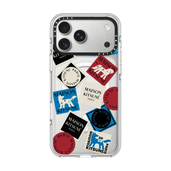 Maison Kitsuné Art Gallery Fox Sticker Case