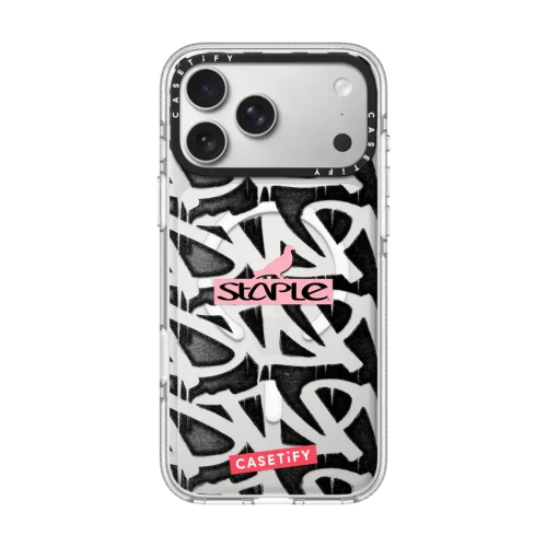 透明 STAPLE Graffiti Logo Case