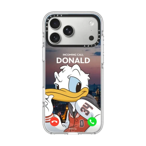 透明 Mickey & Friends Incoming Call Case (Donald Duck)