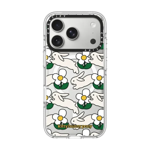 透明 Bouncing Bunnies Daisy Case