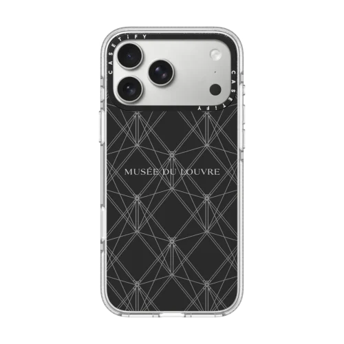 透明 Pyramide Grid Case - Noir Series Case