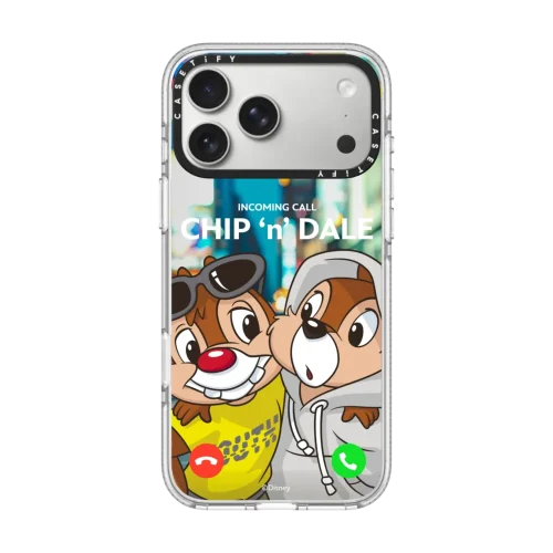 透明 Mickey & Friends Incoming Call Case (Chip 'n' Dale)
