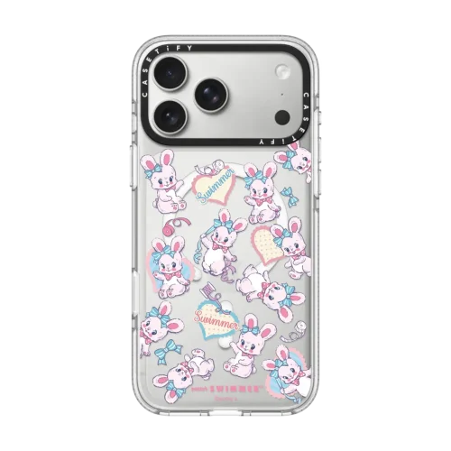 透明 Bow Ribunny Phone Case