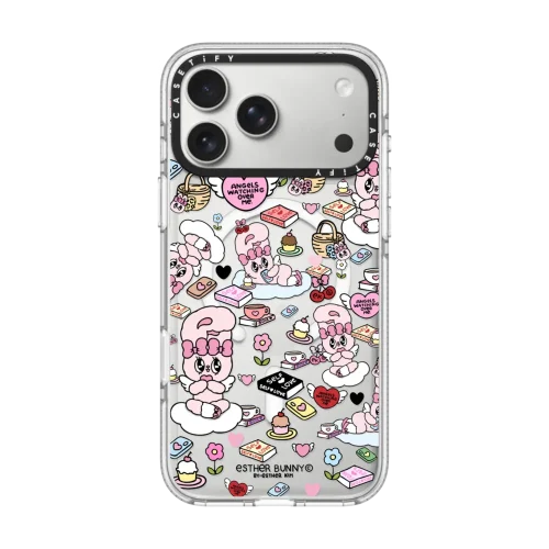 透明 Esther Bunny StickerMania Phone Case