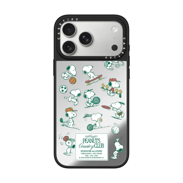 银色 Snoopy Sports & Recreation Case