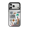 银色 Pattern Sticker Case