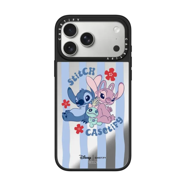 银色 Stitch Family Case