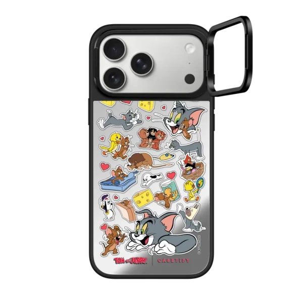 银色相机 Family Sticker Case