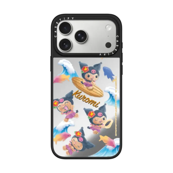 Sun-Kissed Kuromi Sticker Phone Case