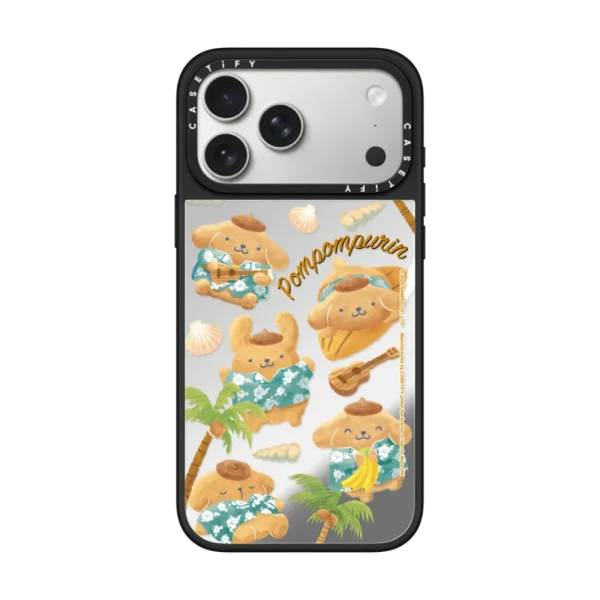 Sun-Kissed Pompompurin Sticker Phone Case