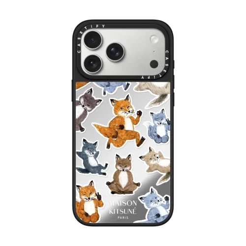 镜面 Maison Kitsune Fox Medley Case - Clear Edition