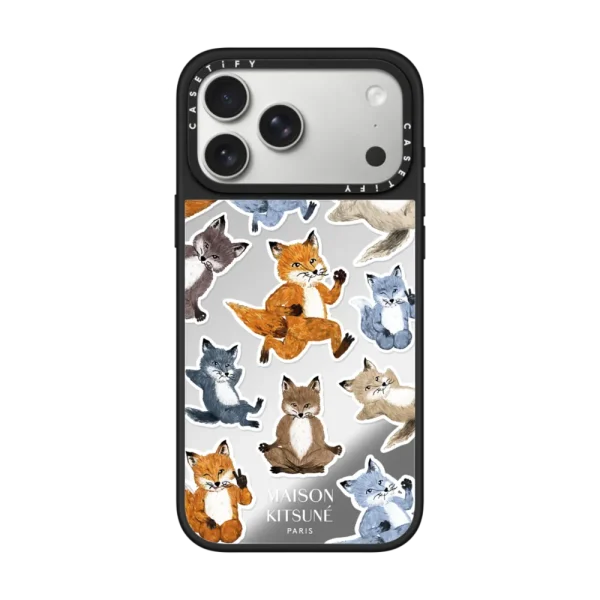 镜面 Maison Kitsune Fox Medley Case - Clear Edition