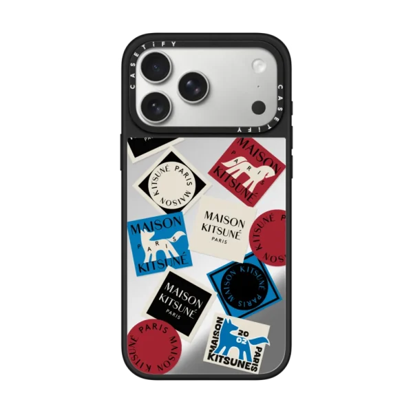 Maison Kitsuné Art Gallery Fox Sticker Case