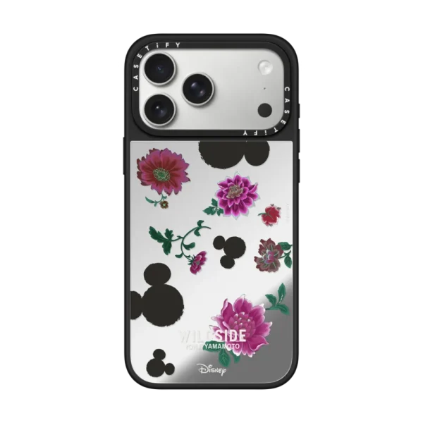 Mickey Mouse & Pink Flower Pattern Case