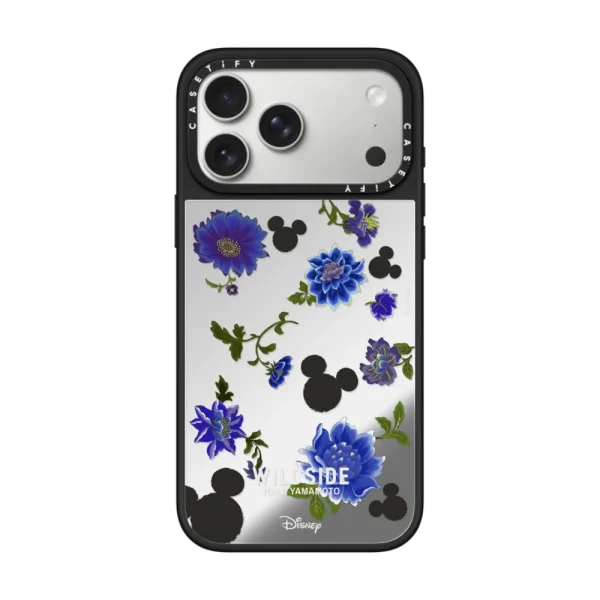 Mickey Mouse & Blue Flower Pattern Case