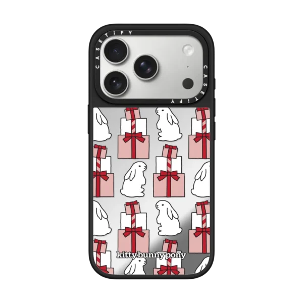 Little Bunnies with Present Case