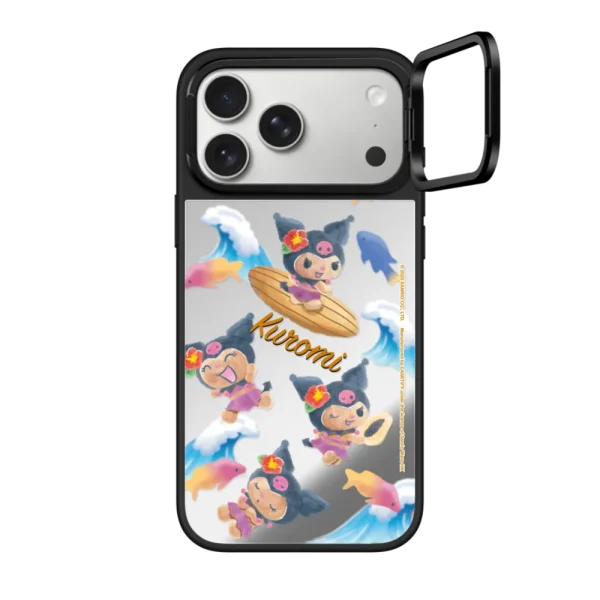 Sun-Kissed Kuromi Sticker Phone Case