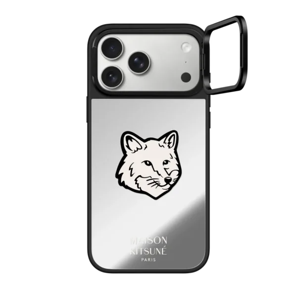 Maison Kitsuné Fox Head Phone Case - Black