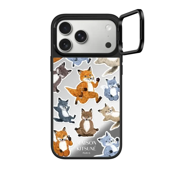 镜面相机 Maison Kitsune Fox Medley Case - Clear Edition