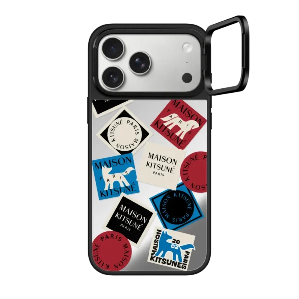 Maison Kitsuné Art Gallery Fox Sticker Case