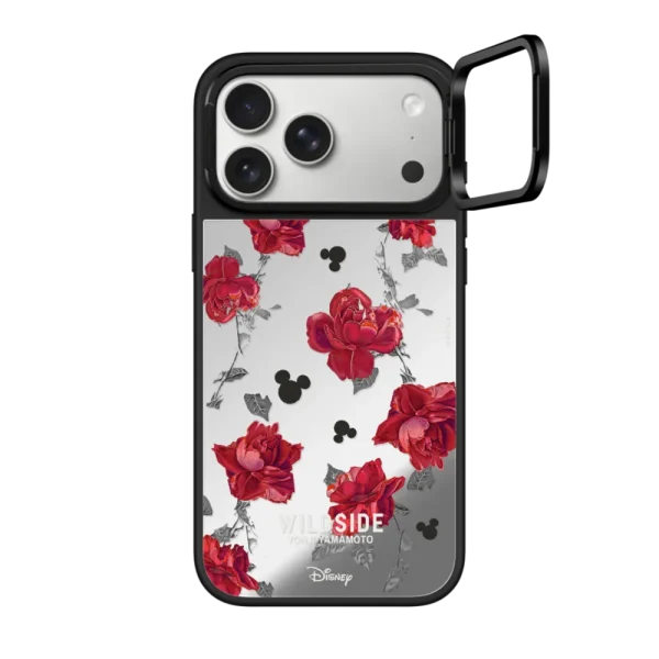 镜面相机 Mickey Mouse & Rose Pattern Case