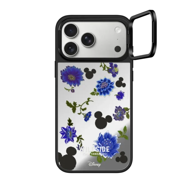 Mickey Mouse & Blue Flower Pattern Case