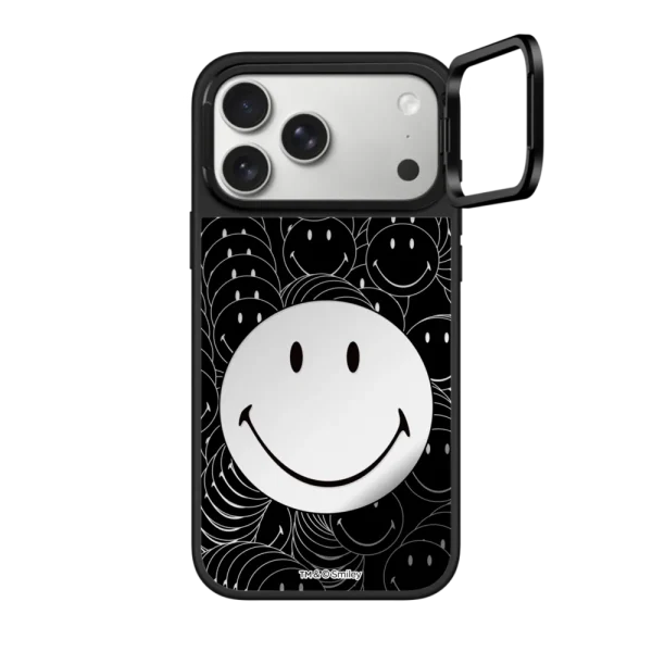 镜面相机 Smiley Phone Case - Black Edition