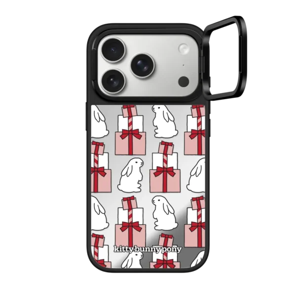Little Bunnies with Present Case
