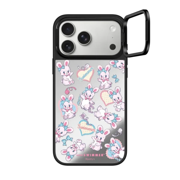 镜面相机 Bow Ribunny Phone Case