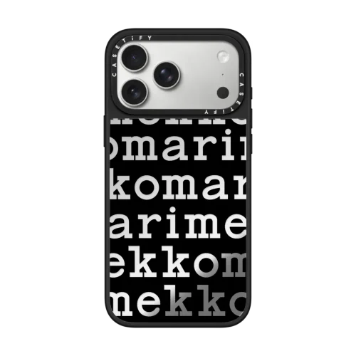 Marimekko Logo Pattern Case (Black)