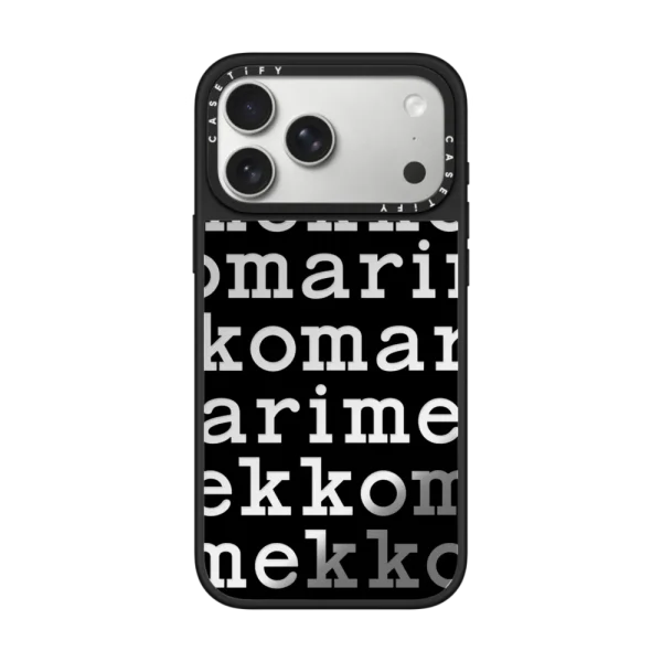 Marimekko Logo Pattern Case (Black)
