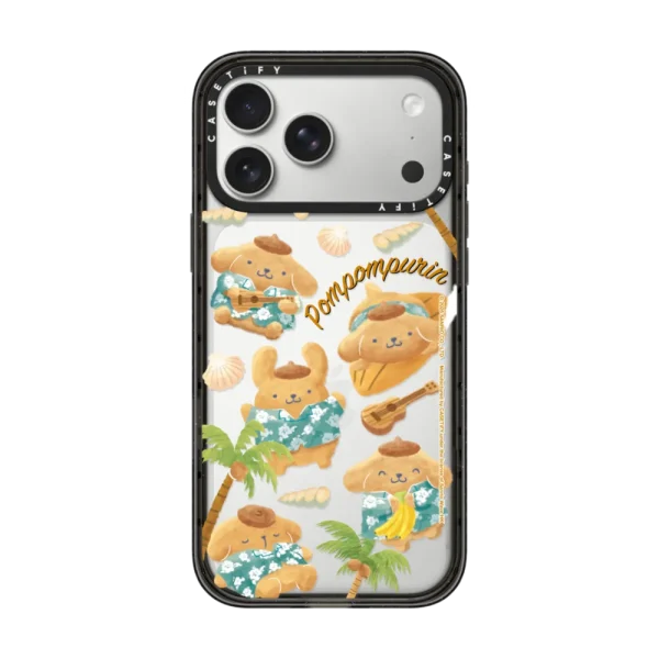 Sun-Kissed Pompompurin Sticker Phone Case