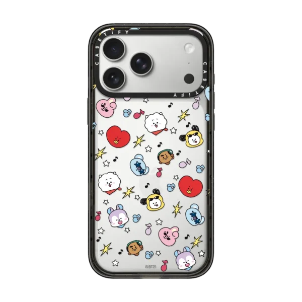 黑框 BT21 Pattern Case